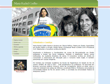 Tablet Screenshot of mariarachelcoelho.com.br